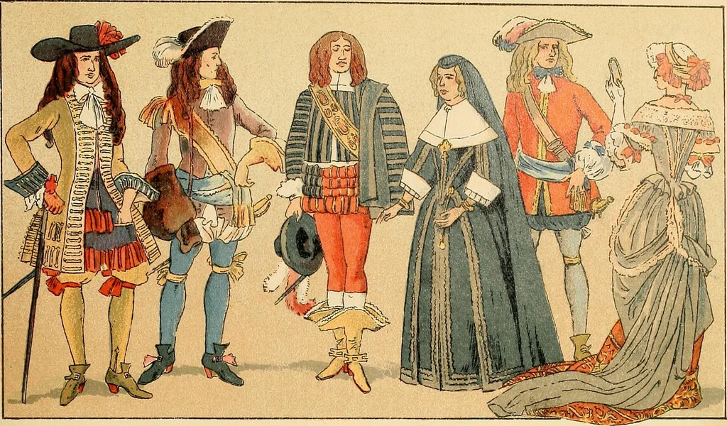 An illustration from Geschichte des Kostüms, 1905, leaf 59