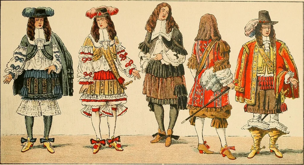 An illustration from Geschichte des Kostüms, 1905, leaf 65