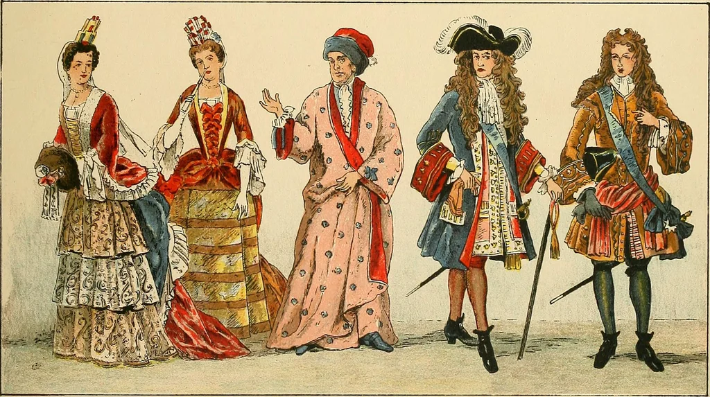 An illustration from Geschichte des Kostüms, 1905, leaf 65