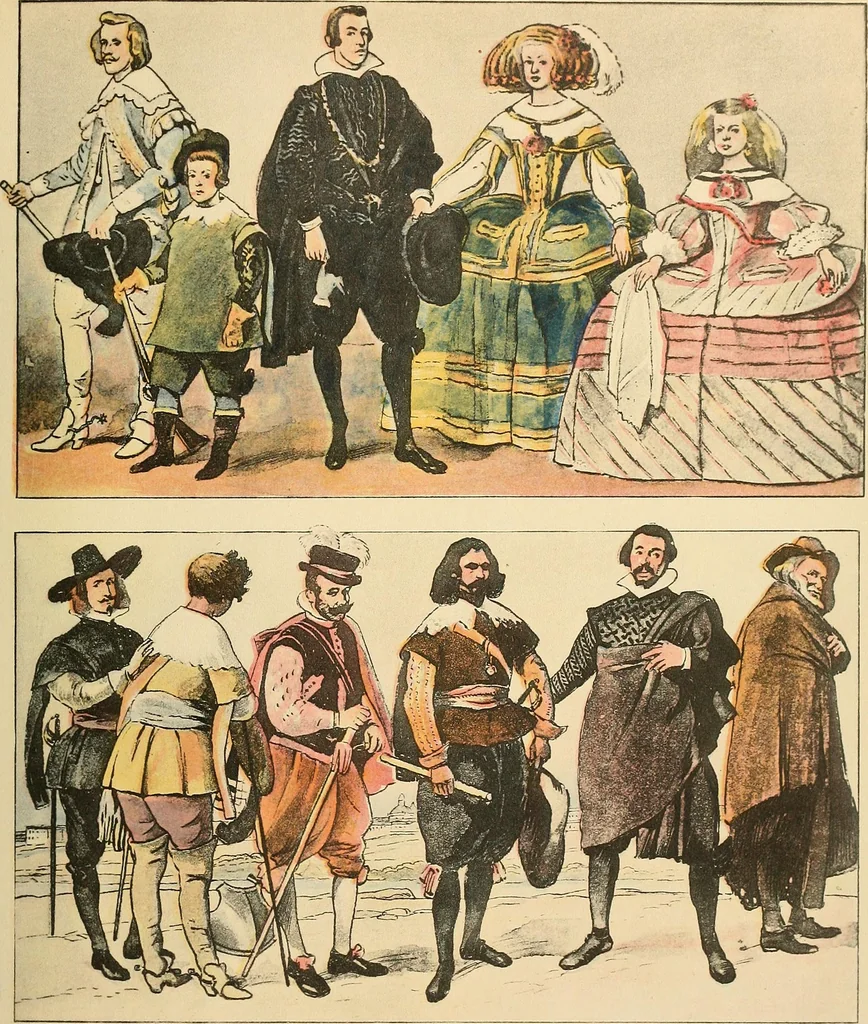 An illustration from Geschichte des Kostüms, 1905, leaf 69