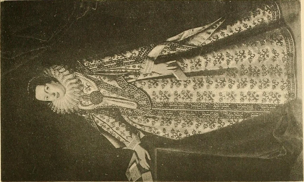 An illustration from Geschichte des Kostüms, 1905, leaf 85