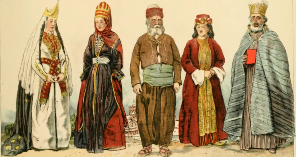 An illustration from Geschichte des Kostüms, 1905, leaf 110