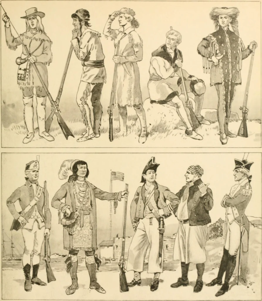 An illustration from Geschichte des Kostüms, 1905, leaf 114