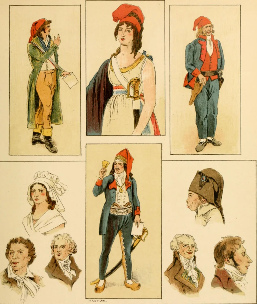 An illustration from Geschichte des Kostüms, 1905, leaf 122