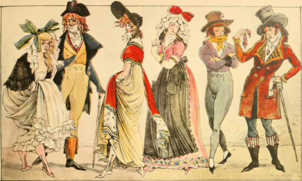 An illustration from Geschichte des Kostüms, 1905, leaf 126
