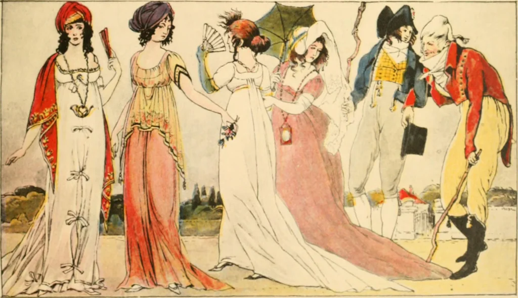 An illustration from Geschichte des Kostüms, 1905, leaf 126