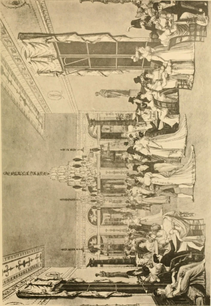 An illustration from Geschichte des Kostüms, 1905, leaf 150
