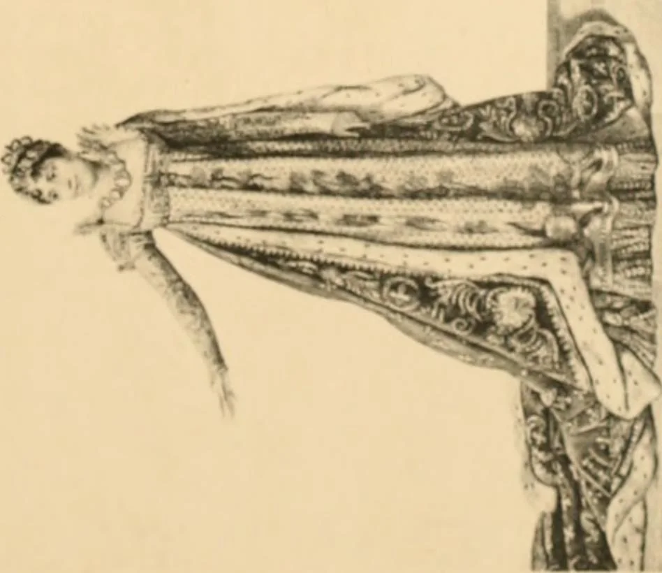An illustration from Geschichte des Kostüms, 1905, leaf 154