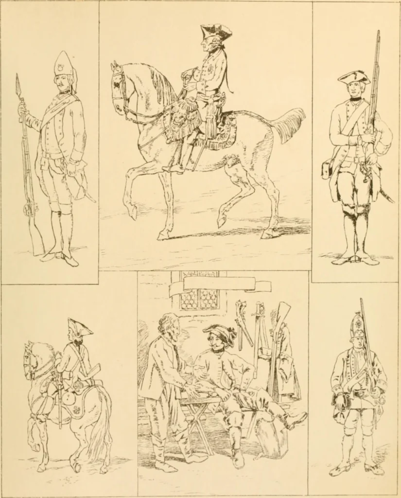 An illustration from Geschichte des Kostüms, 1905, leaf 16
