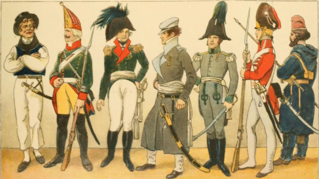 An illustration from Geschichte des Kostüms, 1905, leaf 162