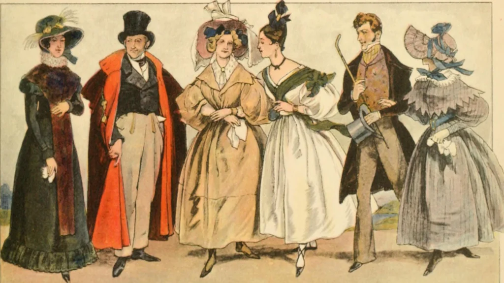 An illustration from Geschichte des Kostüms, 1905, leaf 170