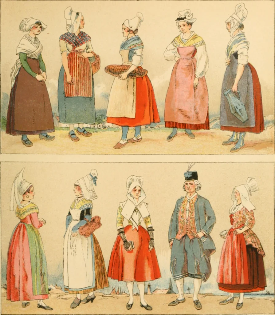An illustration from Geschichte des Kostüms, 1905, leaf 192