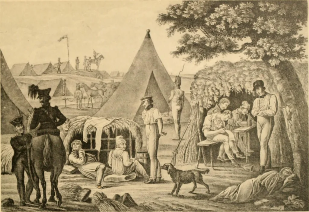 An illustration from Geschichte des Kostüms, 1905, leaf 200