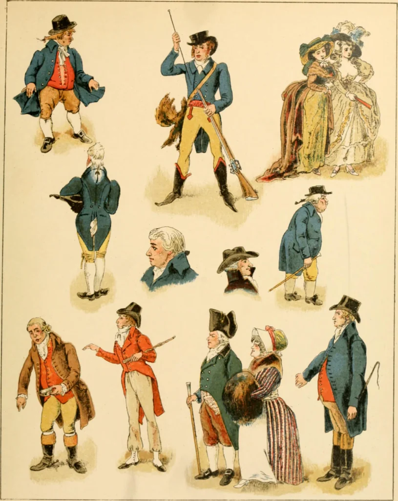 An illustration from Geschichte des Kostüms, 1905, leaf 204