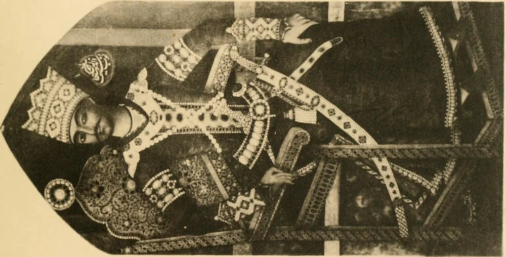An illustration from Geschichte des Kostüms, 1905, leaf 212