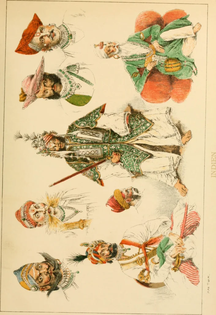 An illustration from Geschichte des Kostüms, 1905, leaf 216