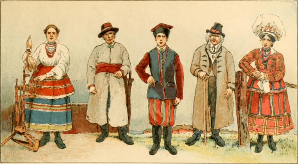 An illustration from Geschichte des Kostüms, 1905, leaf 220