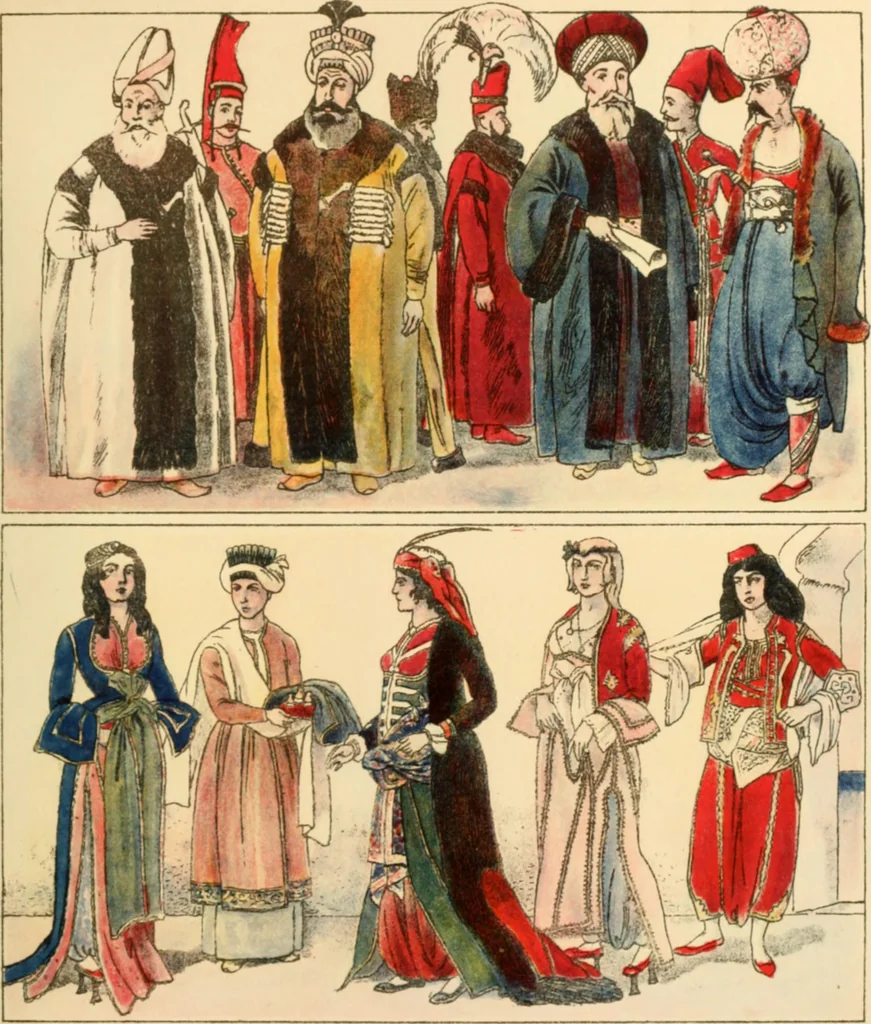 An illustration from Geschichte des Kostüms, 1905, leaf 232