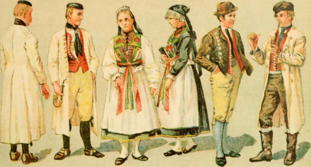 An illustration from Geschichte des Kostüms, 1905, leaf 268