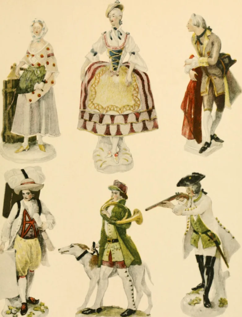 An illustration from Geschichte des Kostüms, 1905, leaf 28