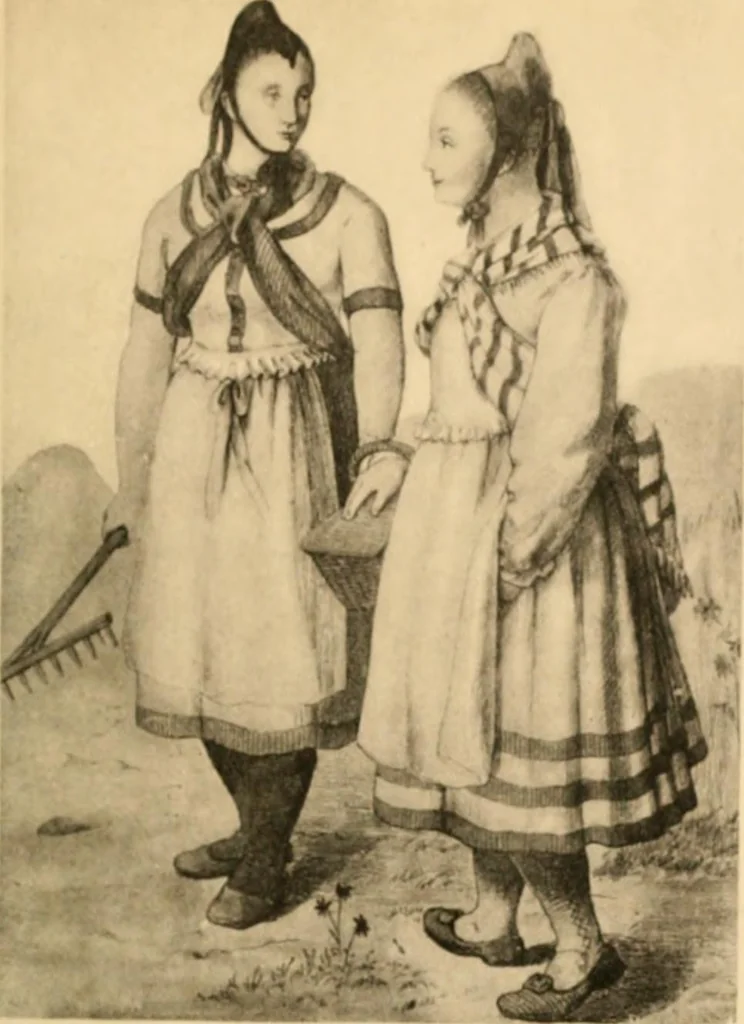 An illustration from Geschichte des Kostüms, 1905, leaf 302