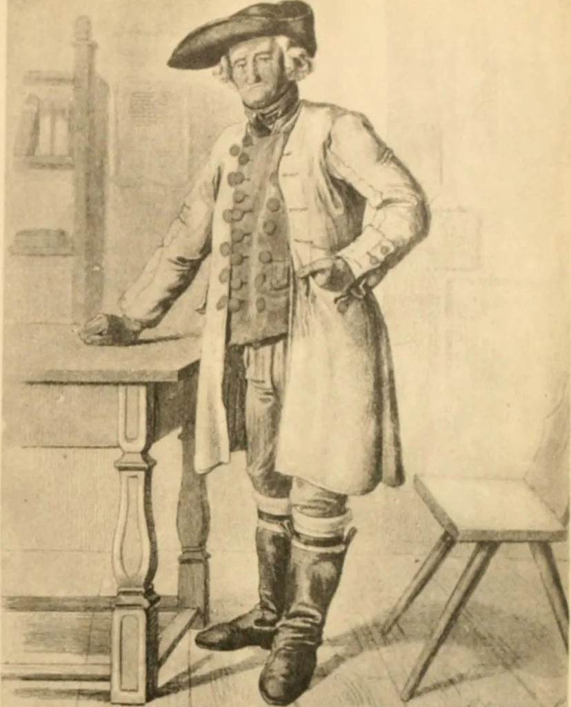 An illustration from Geschichte des Kostüms, 1905, leaf 302