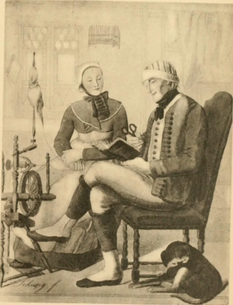An illustration from Geschichte des Kostüms, 1905, leaf 302