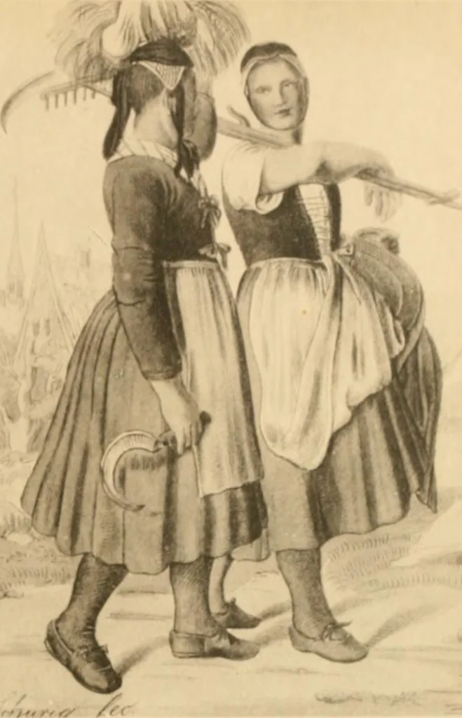 An illustration from Geschichte des Kostüms, 1905, leaf 306