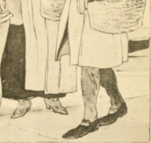 An illustration from Geschichte des Kostüms, 1905, leaf 36