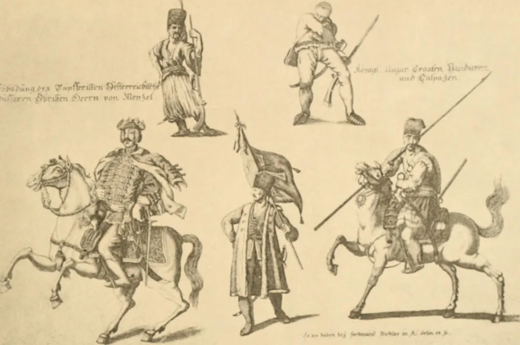 An illustration from Geschichte des Kostüms, 1905, leaf 40