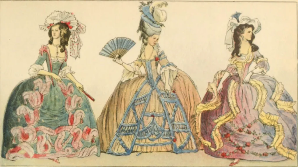 An illustration from Geschichte des Kostüms, 1905, leaf 56