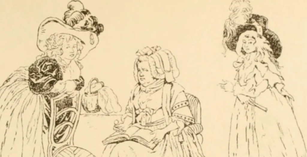 An illustration from Geschichte des Kostüms, 1905, leaf 80