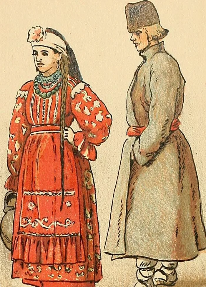 An illustration from Geschichte des Kostüms, 1905, leaf 112