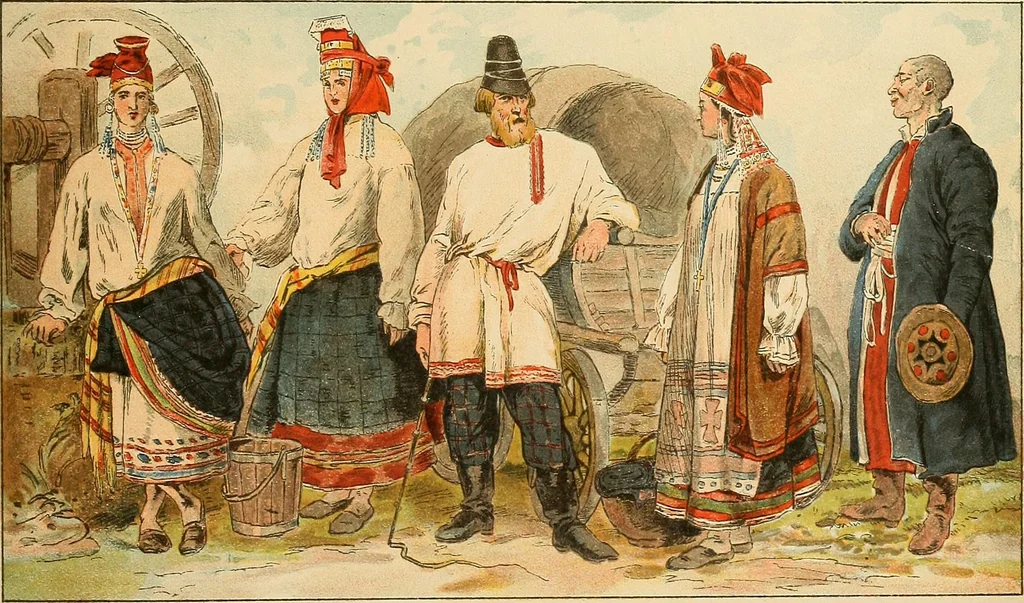 An illustration from Geschichte des Kostüms, 1905, leaf 116