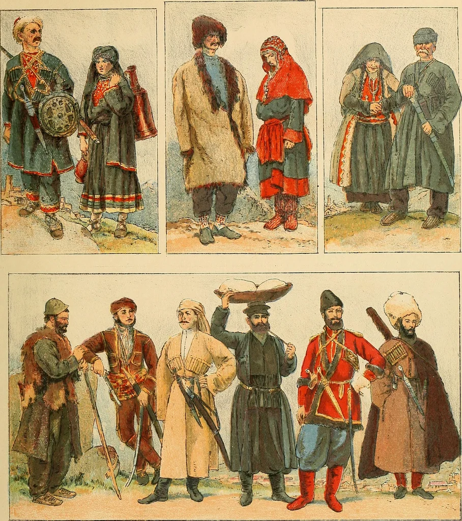 An illustration from Geschichte des Kostüms, 1905, leaf 120