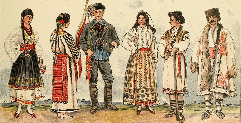 An illustration from Geschichte des Kostüms, 1905, leaf 124
