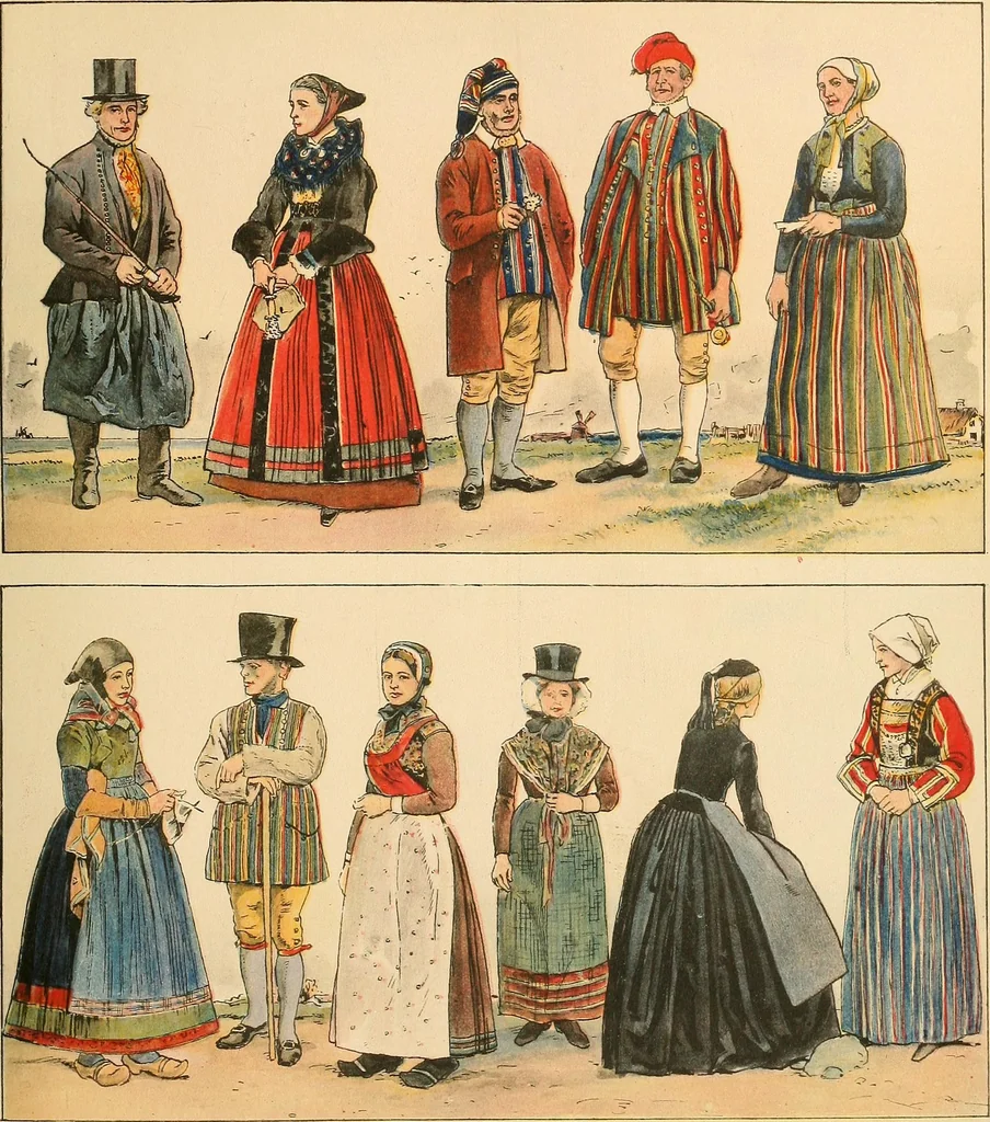 An illustration from Geschichte des Kostüms, 1905, leaf 132