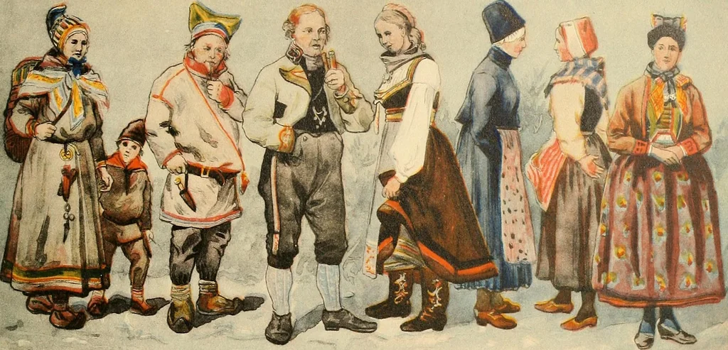 An illustration from Geschichte des Kostüms, 1905, leaf 136