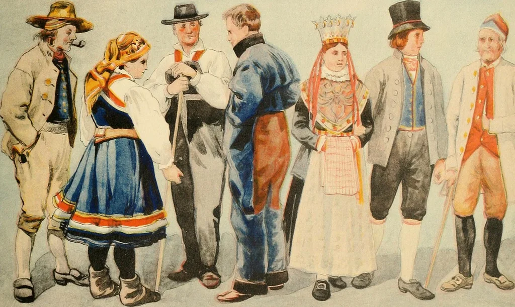 An illustration from Geschichte des Kostüms, 1905, leaf 136