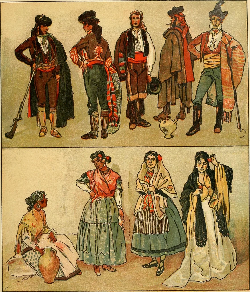 An illustration from Geschichte des Kostüms, 1905, leaf 144
