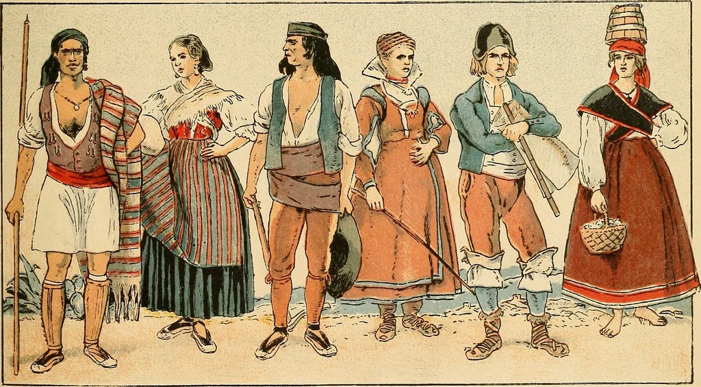 An illustration from Geschichte des Kostüms, 1905, leaf 148