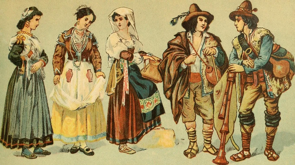 An illustration from Geschichte des Kostüms, 1905, leaf 160