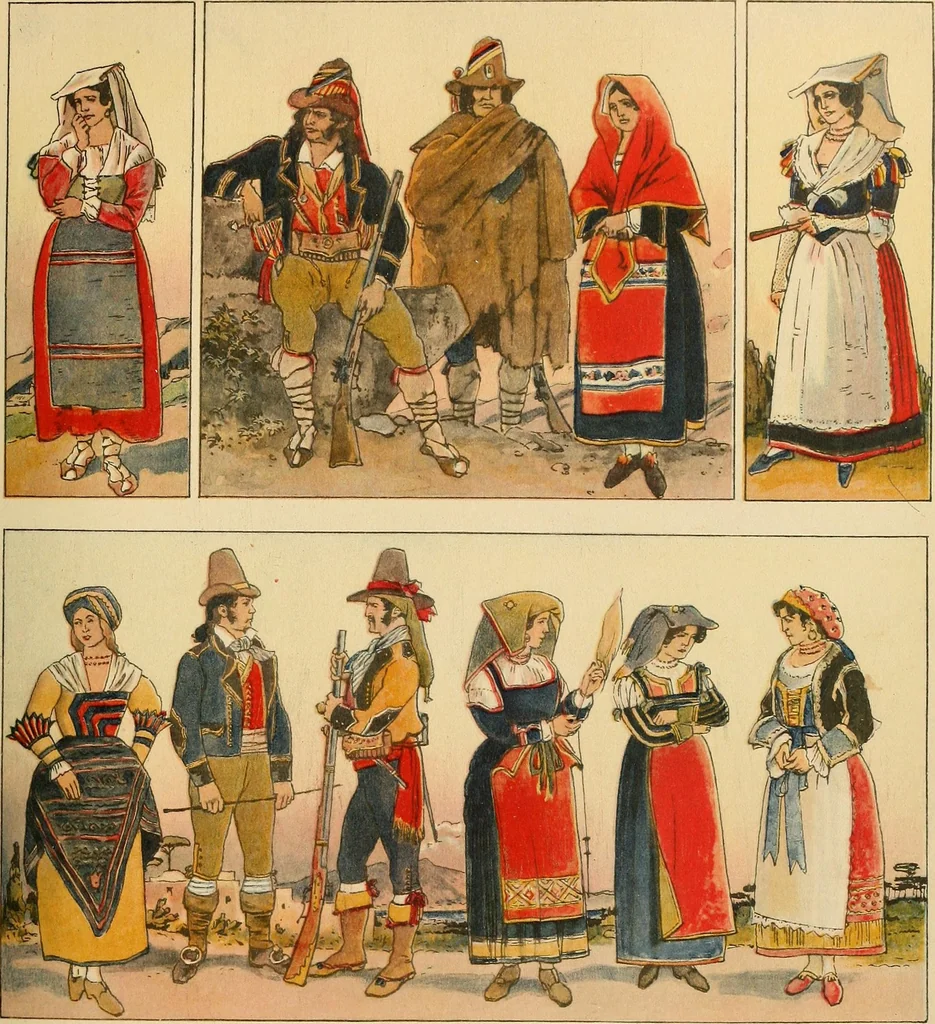 An illustration from Geschichte des Kostüms, 1905, leaf 168