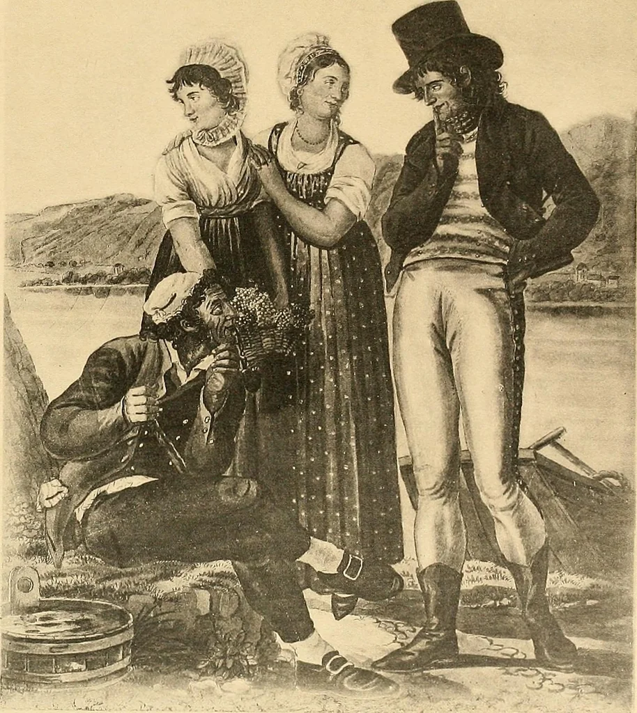 An illustration from Geschichte des Kostüms, 1905, leaf 176