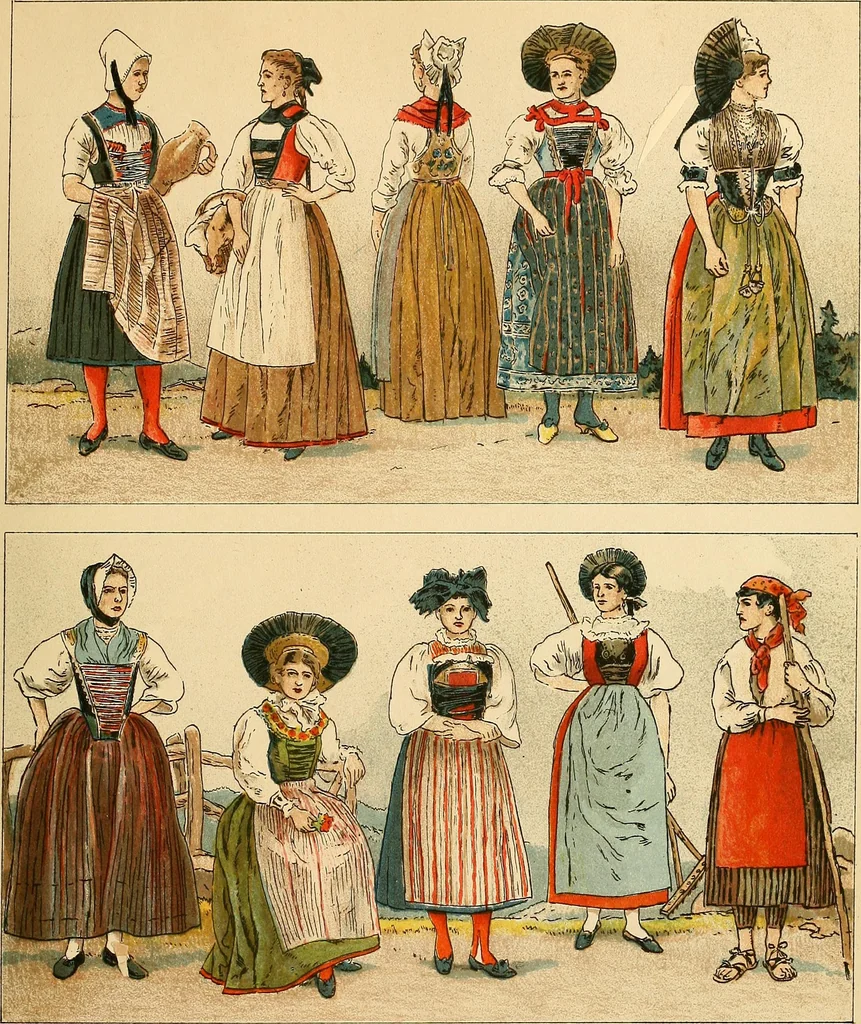 An illustration from Geschichte des Kostüms, 1905, leaf 180
