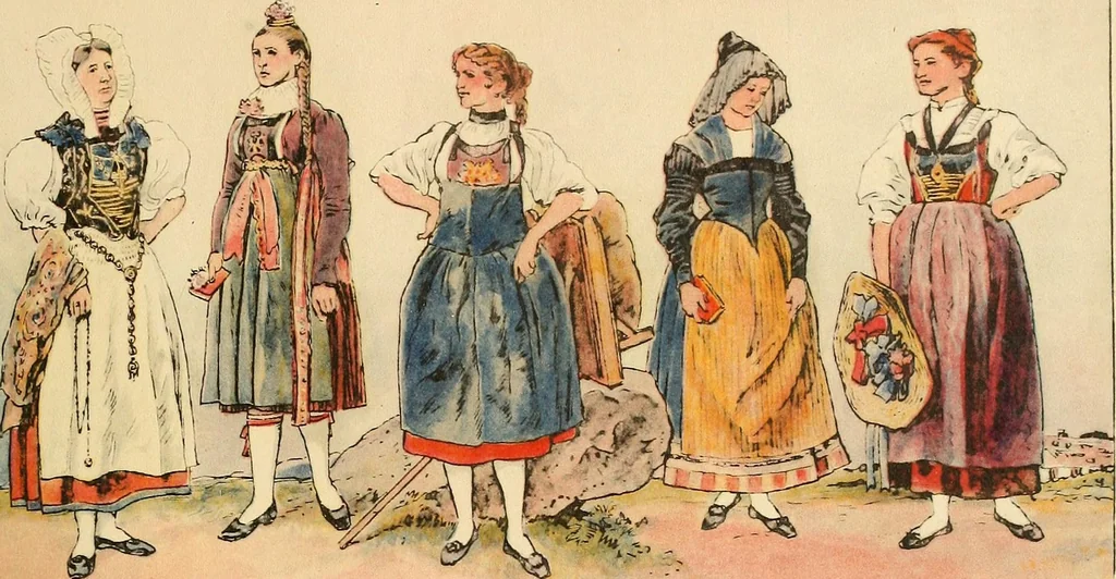 An illustration from Geschichte des Kostüms, 1905, leaf 184