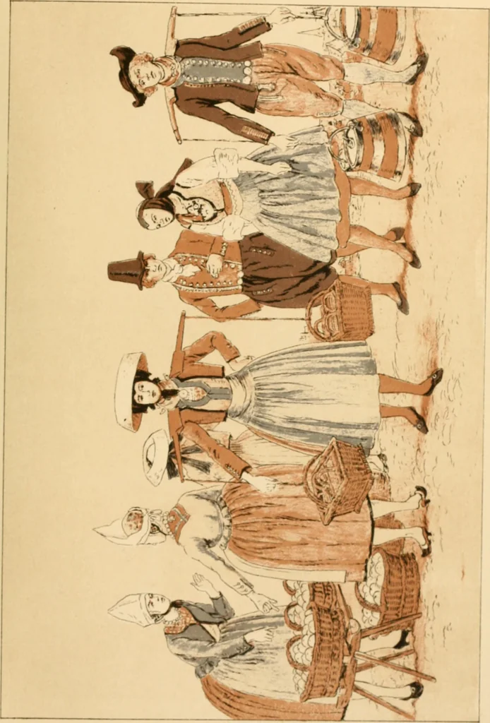 An illustration from Geschichte des Kostüms, 1905, leaf 20