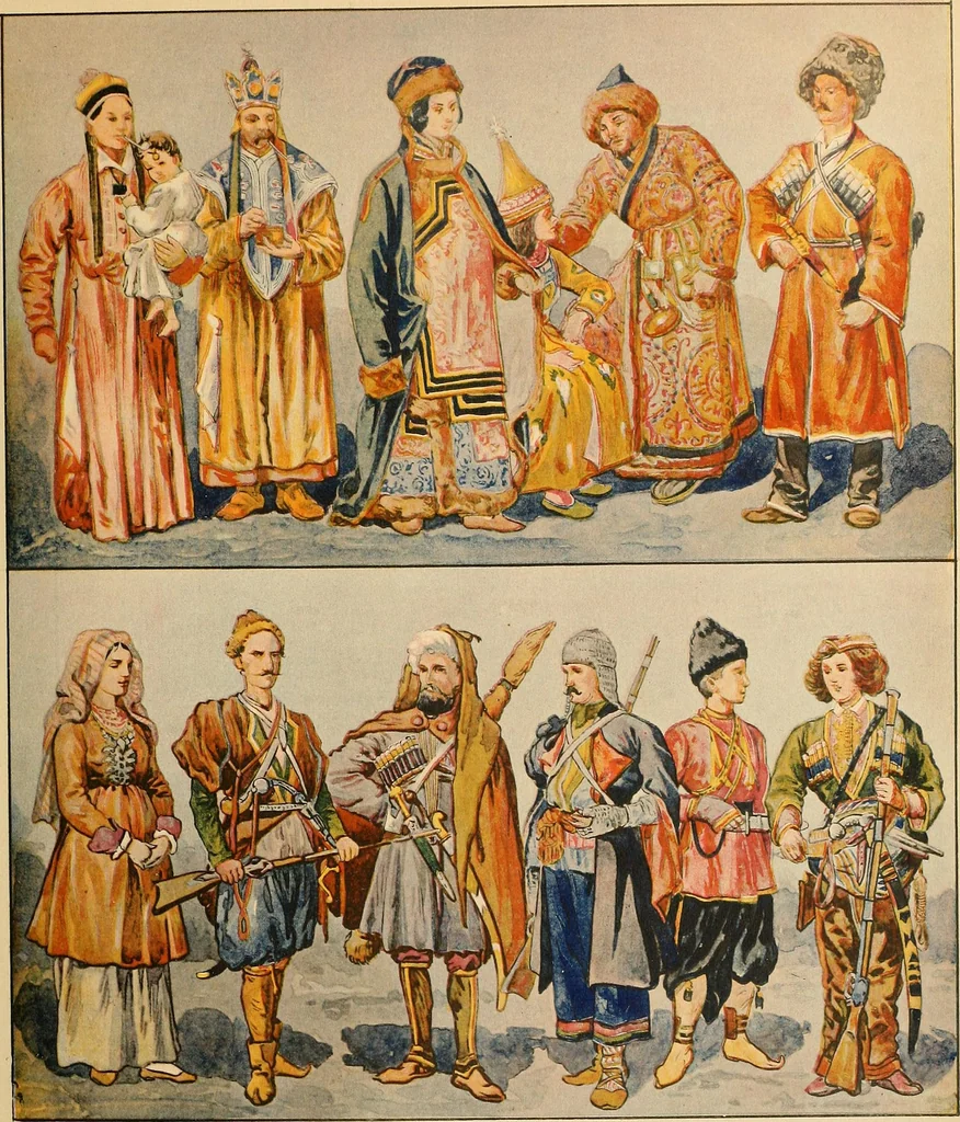 An illustration from Geschichte des Kostüms, 1905, leaf 220