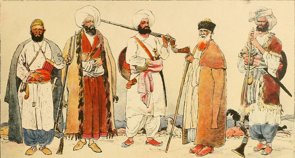 An illustration from Geschichte des Kostüms, 1905, leaf 232