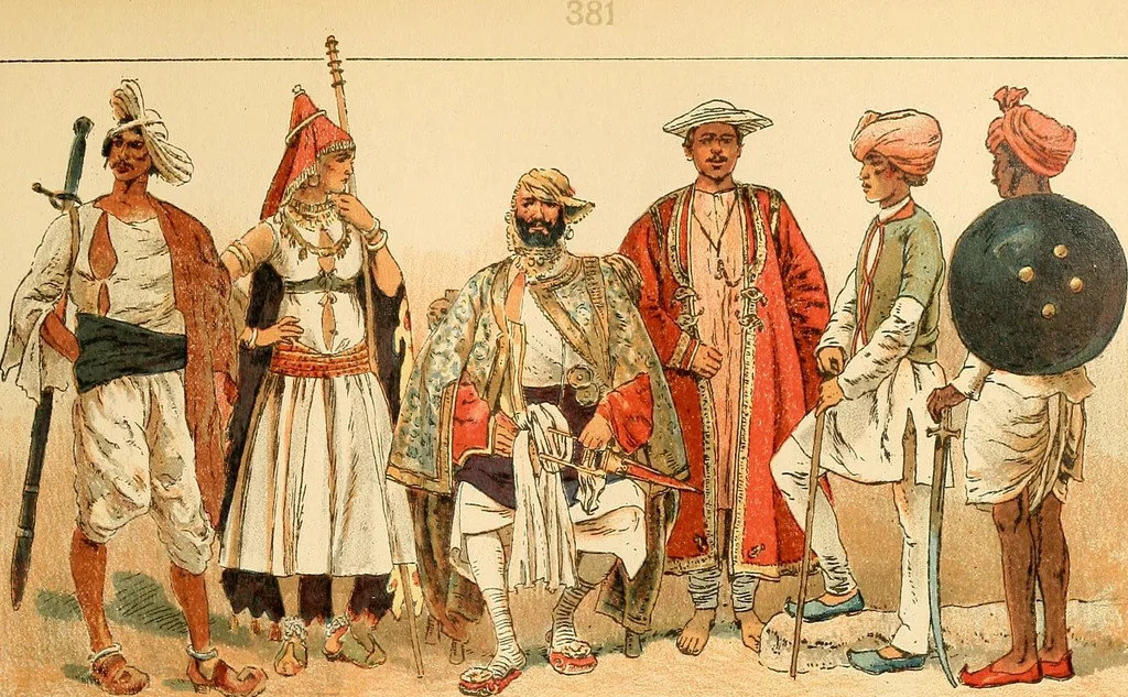 An illustration from Geschichte des Kostüms, 1905, leaf 252